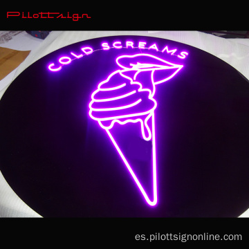 Restaurante Bar LOGO PERSONALIZADO FLEX NEON LIGES